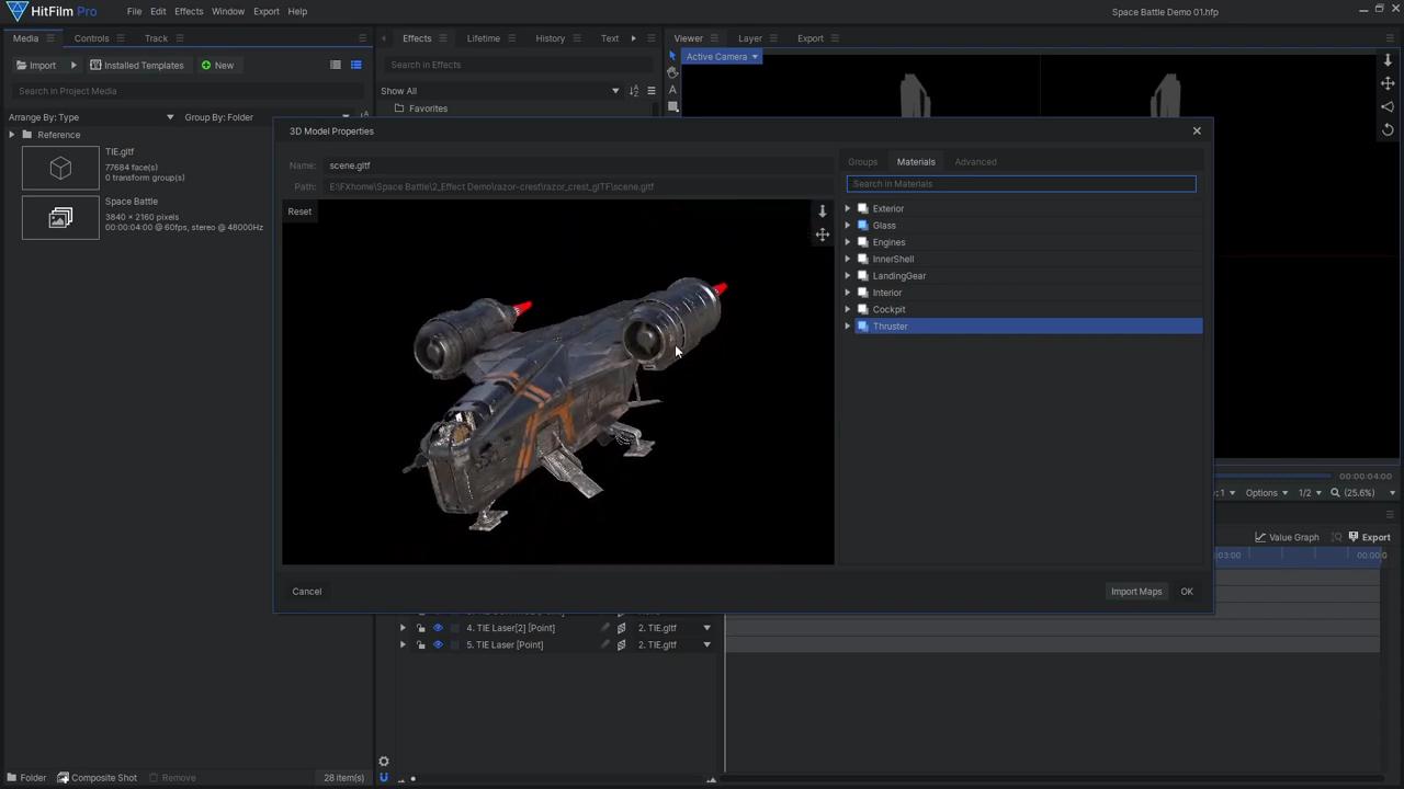 How to create Star Wars space battle VFX - Altering the Razor Crest