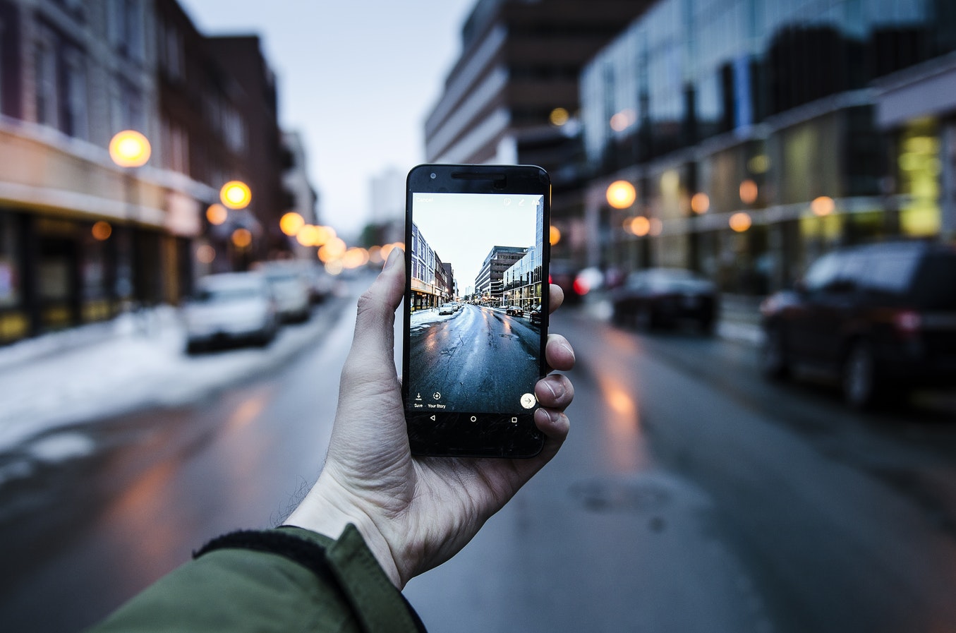 Hand holding android phone up to film the street - can I shoot great footage on mobile?