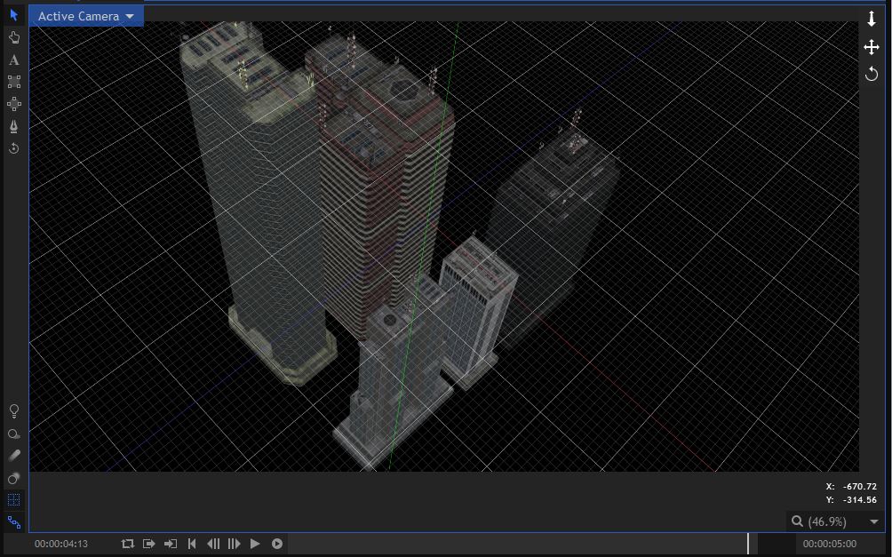 Dust City mesh on block layout