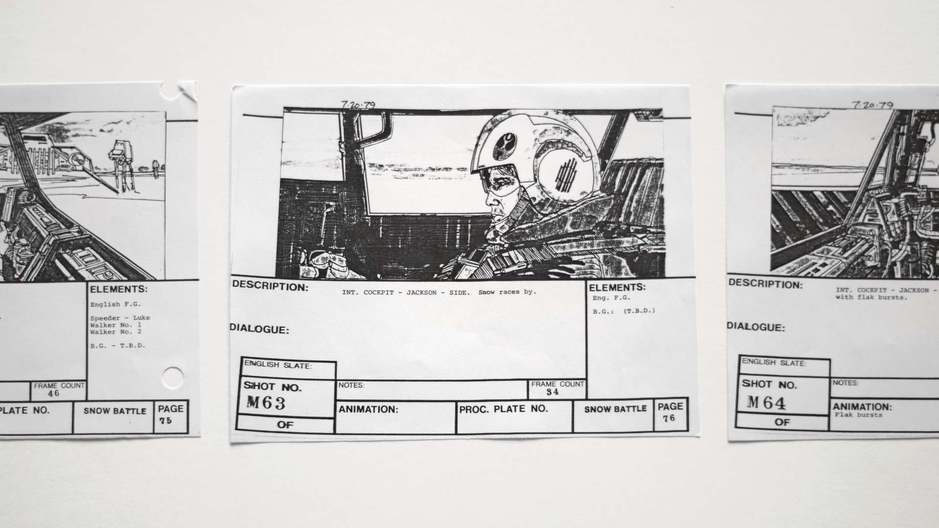 shot list for star wars cockpit scene